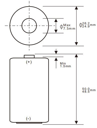 Alkaline Battery C Structure Diagram