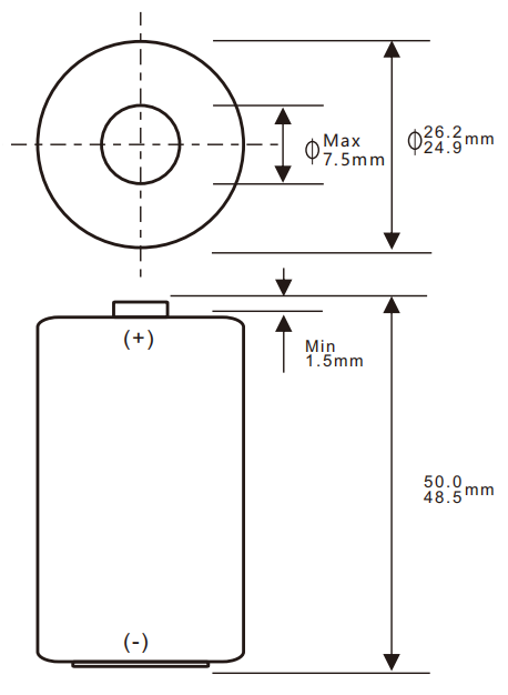 Carbon Zinc Battery C Structure Diagram
