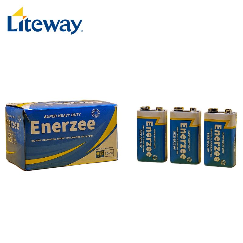 Enerzee 6F22 9V Carbon Zinc Battery (3)