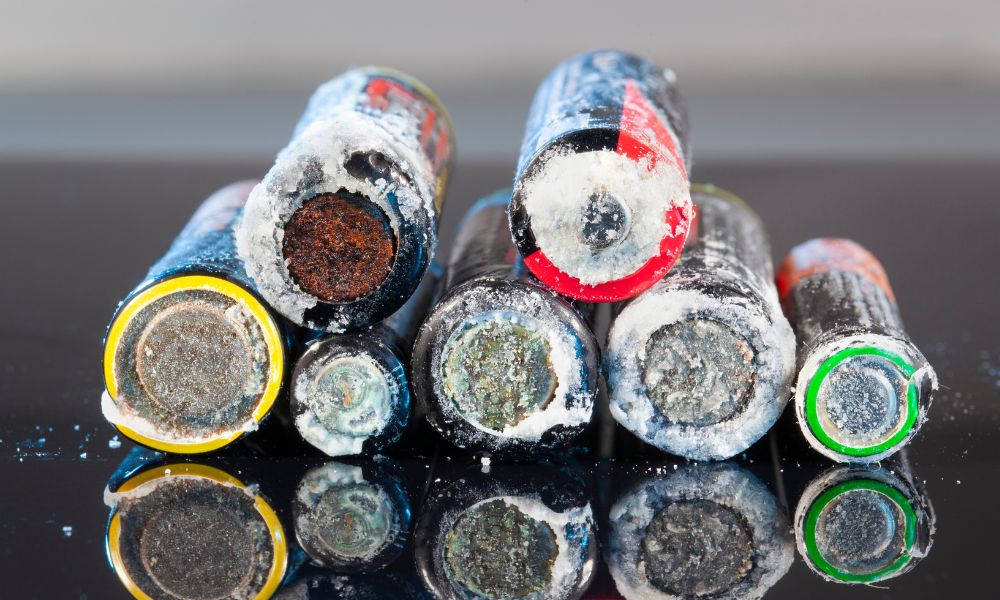 Alkaline Battery Leak